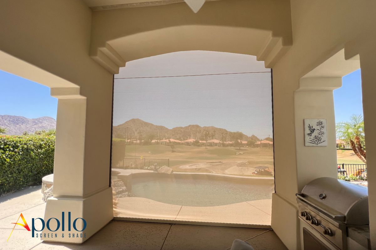 Apollo's Privacy Sun Shade Inside View.